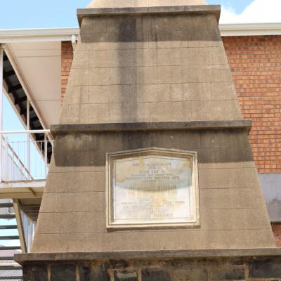 Adam Kok Memorial Next To Police Station